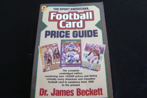 The Sport Americana Football Card Price Guide Number 9 (9780937424629) by Beckett, James