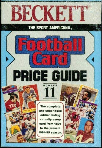 9780937424759: The Sport Americana Football Card Price Guide No 11