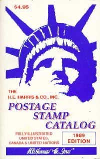 Imagen de archivo de The H.E. Harris and Company, Inc. Postage Stamp Catalog, 1989 a la venta por Wonder Book