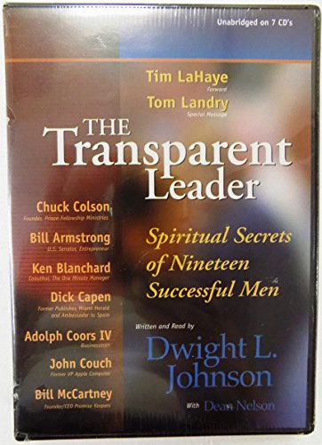 Stock image for Transparent Leader: Spiritual Secrets of Nineteen Successful Men for sale by SecondSale