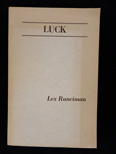 Imagen de archivo de Luck a la venta por Half Price Books Inc.