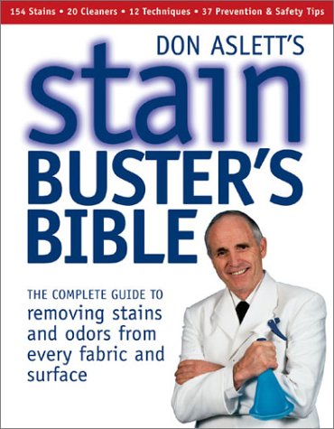 Beispielbild fr Don Aslett's Stainbuster's Bible zum Verkauf von Jenson Books Inc