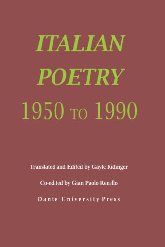 Imagen de archivo de Italian Poetry, 1950-1990 a la venta por ThriftBooks-Dallas
