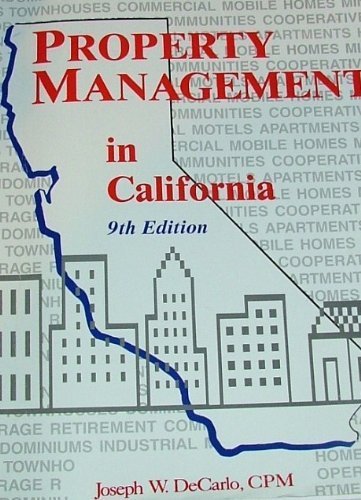 Stock image for Property Management in California for sale by Better World Books: West