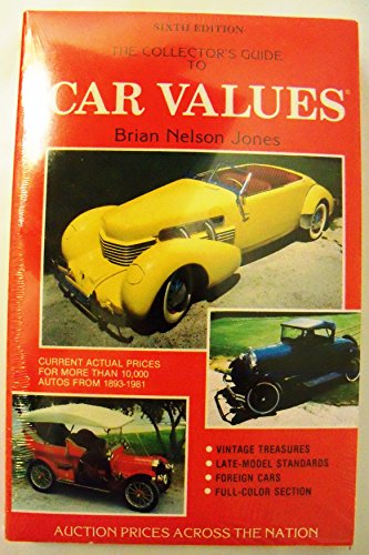 Stock image for C.A.R. Values-Auction Prices Across The Nation for sale by West With The Night