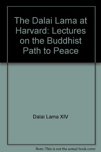 Imagen de archivo de The Dalai Lama at Harvard: Lectures on the Buddhist Path to Peace (English and Tibetan Edition) a la venta por Zoom Books Company