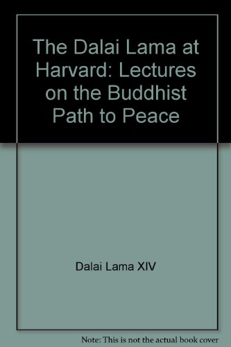 Stock image for The Dalai Lama at Harvard: Lectures on the Buddhist Path to Peace (English and Tibetan Edition) for sale by Zoom Books Company