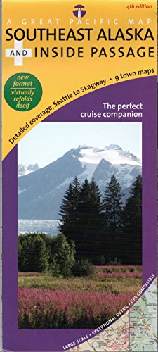 Stock image for Southeast Alaska's Inside Passage Recreation Map & Cruise Guide, 4th Edition for sale by Revaluation Books