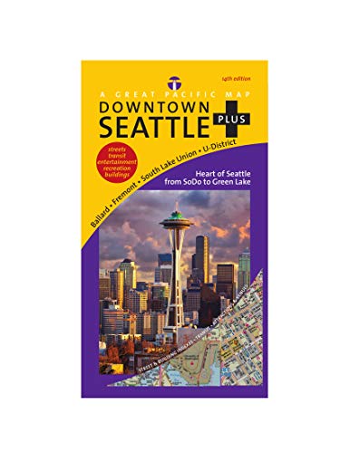 Stock image for Seattle Map (Seattle Downtown Plus Road, Recreation & Transit Map, 14th Edition) for sale by SecondSale