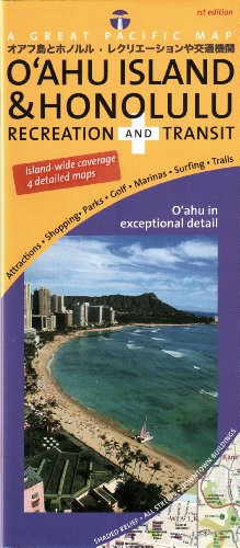 Stock image for Oahu Island & Honolulu Recreation & Transit Map for sale by Revaluation Books
