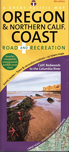 Stock image for Oregon & Northern California Coast Road & Recreation Map for sale by Revaluation Books