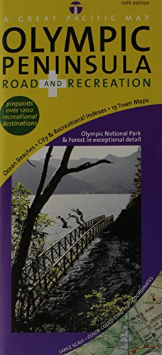 Stock image for Olympic Peninsula/ Washington Coast, Road & Recreation Map, 10th Edition for sale by SecondSale