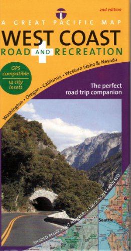 Stock image for Pacific Coast Road & Recreation Map, 1st Edition for sale by -OnTimeBooks-
