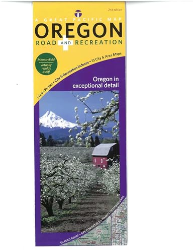 Imagen de archivo de Oregon Road & Recreation Map, 2nd Edition a la venta por Books Unplugged