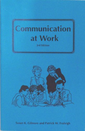 Beispielbild fr Communication at work zum Verkauf von Hafa Adai Books