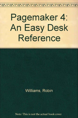 9780938151289 Pagemaker 4 An Easy Desk Reference Abebooks