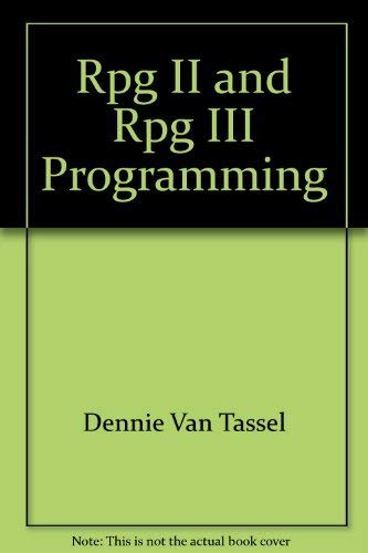 9780938188261: RPG II and RPG III programming