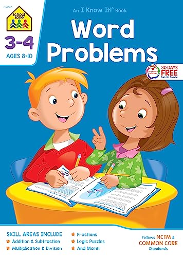 Stock image for Word Problems 3-4 (I Know It! Books) for sale by SecondSale