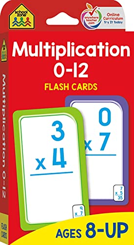 Stock image for Multiplication 0-12 Flash Cards for sale by Ergodebooks