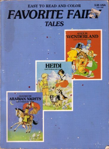 Stock image for FAVORITE FAIRY TALES EASY TO READ AND COLOR for sale by Wonder Book