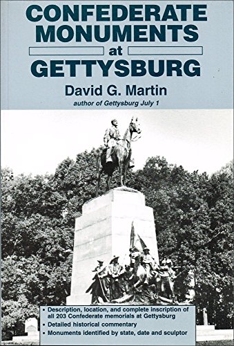 Confederate Monuments At Gettysburg (9780938289487) by Martin, David G.