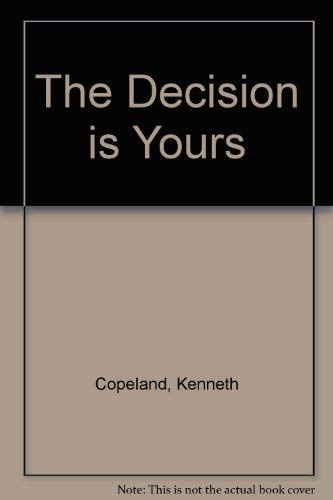 Beispielbild fr Decision Is Yours (Reprint) zum Verkauf von Once Upon A Time Books
