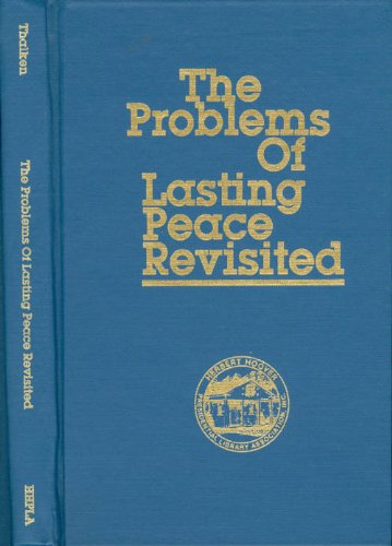Beispielbild fr The Problems of Lasting Peace Revisited zum Verkauf von Jackson Street Booksellers