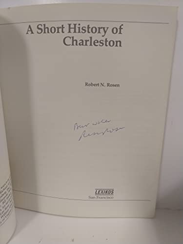 Beispielbild fr A Short History of Charleston zum Verkauf von Wonder Book