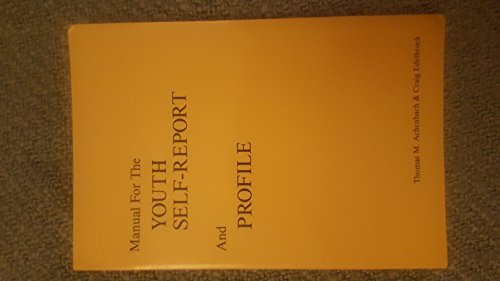Beispielbild fr Manual for the Youth Self-Report and Profile zum Verkauf von Better World Books