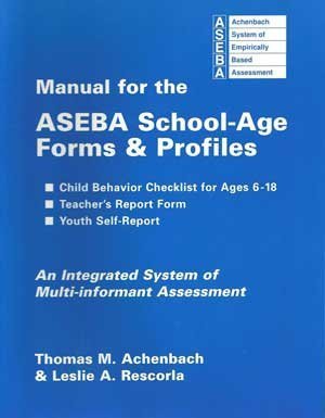 9780938565734: Title: Manual for the ASEBA SchoolAge Forms n Profiles