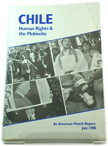 Stock image for Chile: Human Rights and the Plebiscite for sale by Stony Hill Books