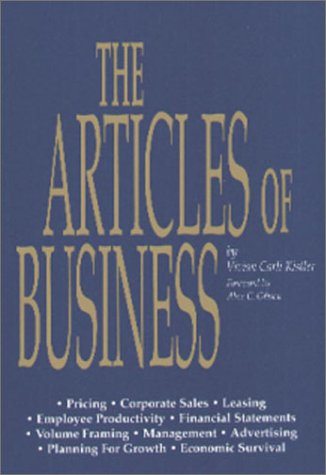 Beispielbild fr The Articles of Business zum Verkauf von Books Unplugged