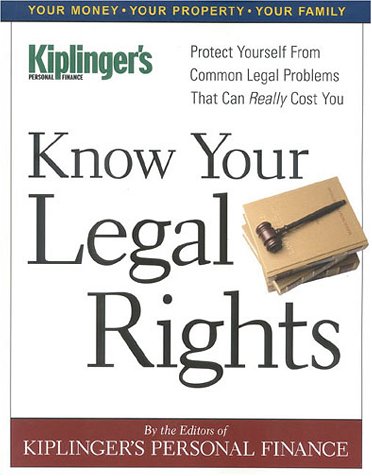 Beispielbild fr Know Your Legal Rights zum Verkauf von Better World Books