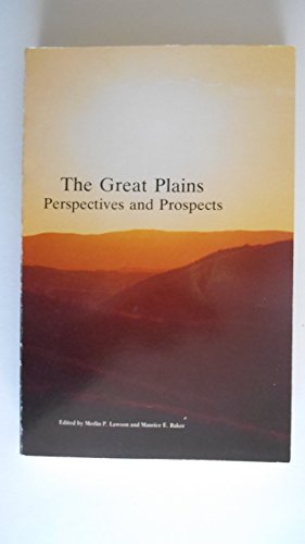 Imagen de archivo de The Great Plains: Perspectives and Prospects a la venta por Dorothy Meyer - Bookseller