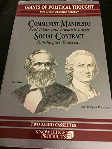 9780938935070: Communist Manifesto and Social Contract (Audio Classics Series)