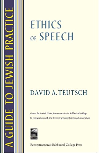 Beispielbild fr Ethics of Speech (A Guide to Jewish Practice) zum Verkauf von HPB-Red