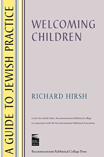 Beispielbild fr Welcoming Children: A Guide to Jewish Practice. zum Verkauf von Henry Hollander, Bookseller