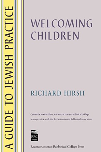 Imagen de archivo de Welcoming Children: A Guide to Jewish Practice. a la venta por Henry Hollander, Bookseller