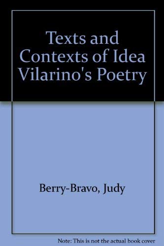 Beispielbild fr Texts and Contexts of Idea Vilarino's Poetry zum Verkauf von Phatpocket Limited