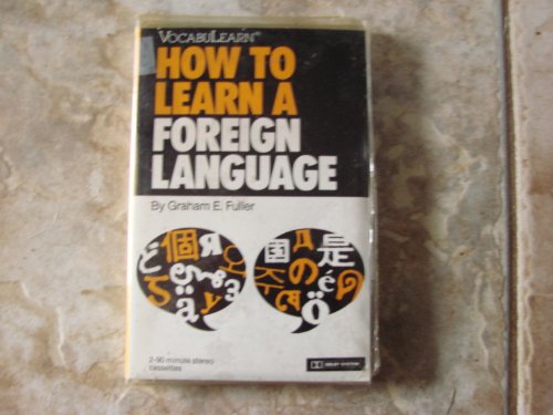 Stock image for How to Learn a Foreign Language audio cassette Edition for sale by The Yard Sale Store