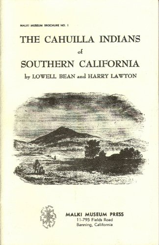 9780939046089: The Cahuilla Indians of Southern California