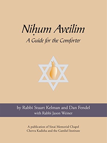 Beispielbild fr Nihum Aveilim zum Verkauf von Revaluation Books