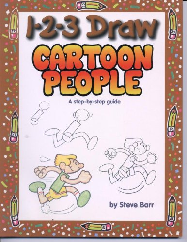 Imagen de archivo de 1-2-3 Draw Cartoon People a la venta por Better World Books