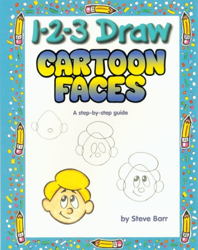 Beispielbild fr 1-2-3 Draw Cartoon Faces zum Verkauf von Better World Books