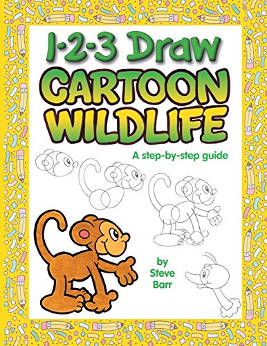 9780939217670: 1-2-3 Draw Cartoon Wildlife: A step-by-step guide