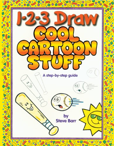 Beispielbild fr 1-2-3 Draw Cool Cartoon Stuff zum Verkauf von Better World Books