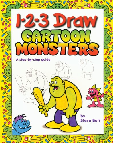 Beispielbild fr 1-2-3 Draw Cartoon Monsters zum Verkauf von WorldofBooks