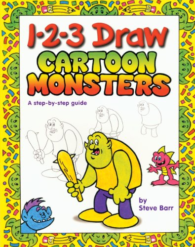 Imagen de archivo de 1-2-3 Draw Cartoon Monsters a la venta por Better World Books