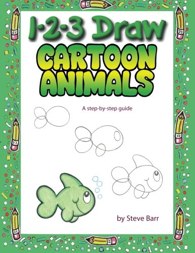 9780939217991: 1-2-3 Draw Cartoon Animals: A step-by-step guide