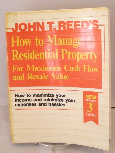 Beispielbild fr How to Manage Residential Property for Maximum Cash Flow and Resale Value zum Verkauf von HPB-Red